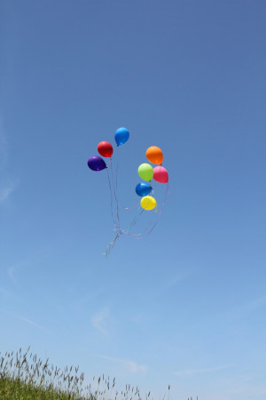 Happy Birthday Balloon Release