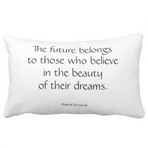 Dreams Quote Throw Pillow