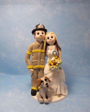 Custom+Fireman+and+Nurse+Themed+Wedding+by+lynnslittlecreations,+$30 ...