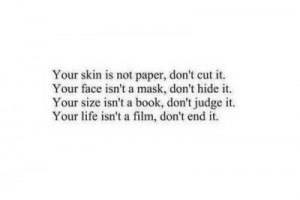Your Skin Is Not Paper, Don't Cut ItrnYour Face Is Not A Mask, Don't ...