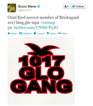 Gucci Mane Signs Chief Keef