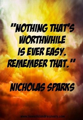 Nothing Is Ever Easy Quote http://pinterest.com/pin/481251910151783272 ...