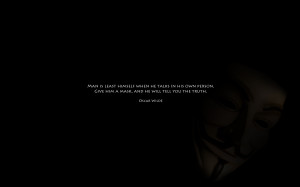 Anonymous Quotes Wallpaper 1280x800 Anonymous, Quotes, Oscar, Wilde