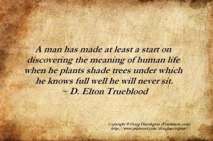 Elton Trueblood quote