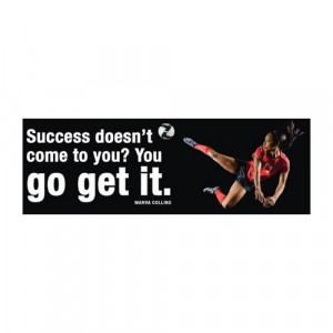 Women's Soccer Motivational Poster, Laminated, 12