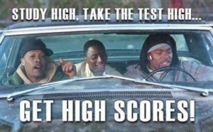 Study high, take the test high, get high scores! #420 #meme #420meme