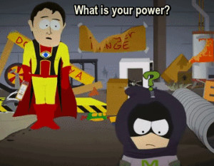 gif south park kenny captain hindsight mysterion Mysterion Rises ...