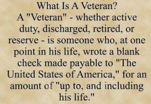 God Bless our Veterans.