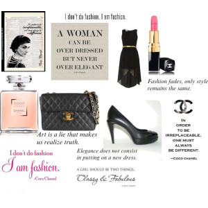 Thank you Coco Chanel for being a fashion icon....