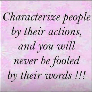 Actions not words by annie_migs on Instagram