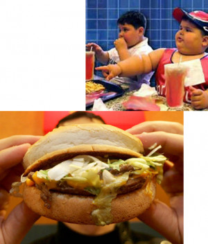 Fast Food Obesity Cartoons