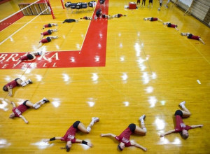 Freshmen Impress On First Day Of NU Volleyball Practice