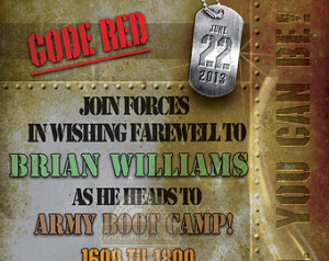 Military Farewell Party Ideas