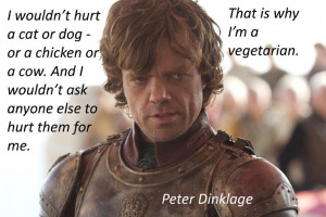 Happy Birthday to Peter Dinklage! Quote from here .