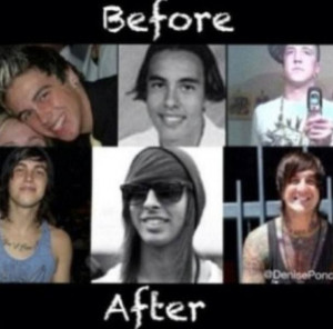 Before and after Kellin Vic & Austin I kinda laughed when I saw this