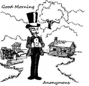 Good morning anonymous