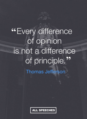 ... to keep in mind, as true today as it was for Jefferson 200 years ago