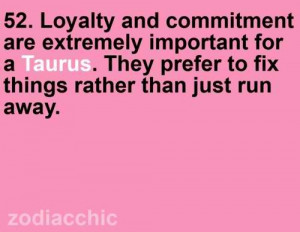 Loyalty & commitment...