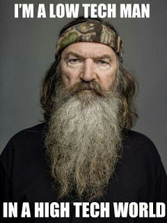 Phil Robertson does not own a cell phone or computer. I repeat, NO ...