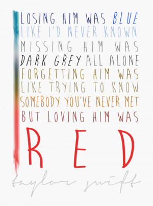 Taylor Swift Lyrics Quotes From Red Album First album ta... taylor ...