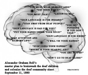 AG BELL's MASTER PLAN TO BRAINWASH AND COLONIZE DEAF