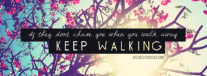 Keep Walking Facebook Cover Photo