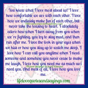 Love The Way You Love Me...