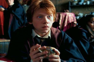 Ron Weasley in Divination Class