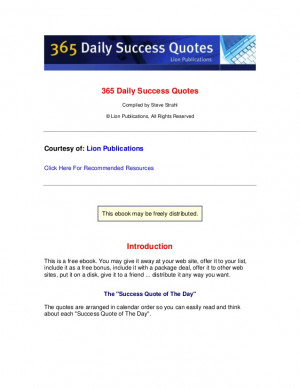 Book 365 daily success MOTIVATIONAL quotes