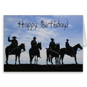 happy birthday cowboy cards