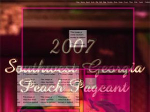 Georgia Peach - Chris-southern Girl MySpace Layout Preview