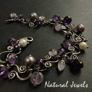 - bracelets | NaturalJewelsWire Jewelry, Purple Emotional, Jewelry ...