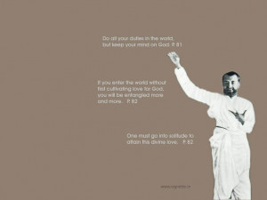 Spiritual quotes by Sri Ramakrishna wallpaper