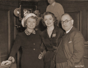 Anna Neagle with Margaret Lockwood and Neagle's husband, film producer ...