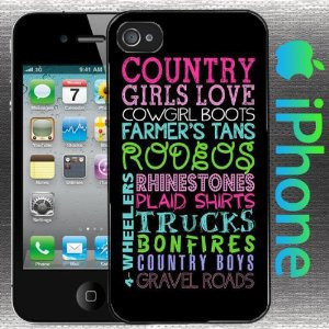 us seller a country girls love iphone 5 5s case hard shell cover ...