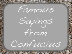 Weekly Confucius Quotes Sayings Social Studies Language Arts Character ...