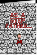 One in a Million Step Father - Happy Birthday! card - Product #627101