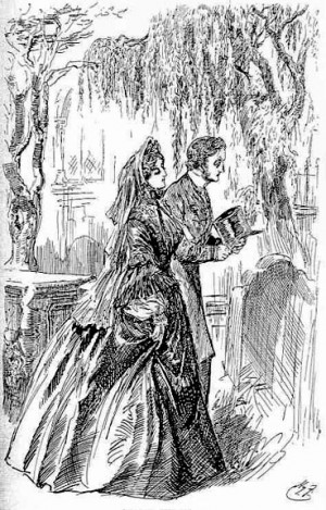 ... Pip by Harry Furniss.(c) Estella and Pip In Miss Havisham's Garden by