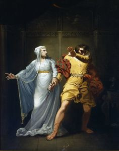 Sarah Siddons as Lady Macbeth. Oil painting by Robert Smirke, ca. 1790 ...
