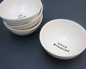 cute cereal bowls with funny sayings