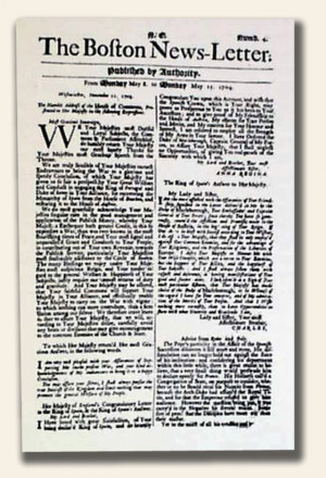 Boston News Letter The