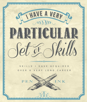 Particular set of skills