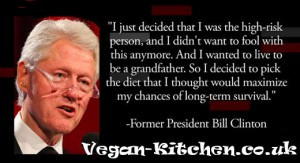 Daily Vegan Celebrity Bill Clinton