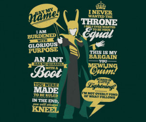 Loki Quotes T-Shirt