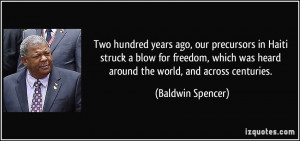 Two hundred years ago, our precursors in Haiti struck a blow for ...