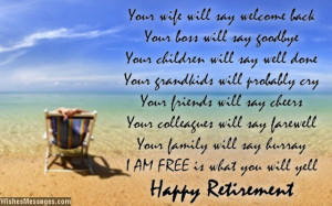Retirement poems for dad: Happy retirement poems for father