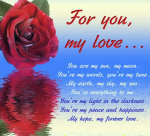 For You My love