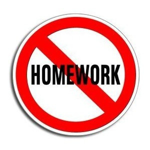 slogans for no more homework
