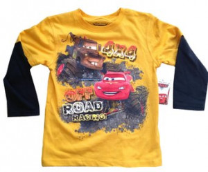 CARS - Off Road Racing - Lightning McQueen, Mater - Yellow Longsleeve ...