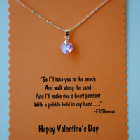 Ed Sheeran Quotes Friendship Ed Sheeran Valentine's Heart Pendant ...